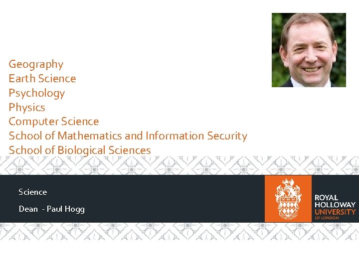 Introduction to Royal Holloway University of London Professor