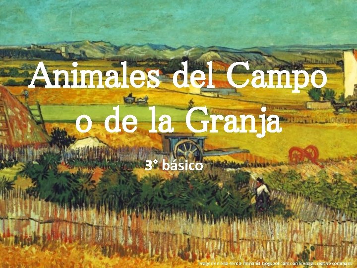 Animales del Campo o de la Granja 3° básico Imagen en elsa-tenca-mariani 4. blogspot.