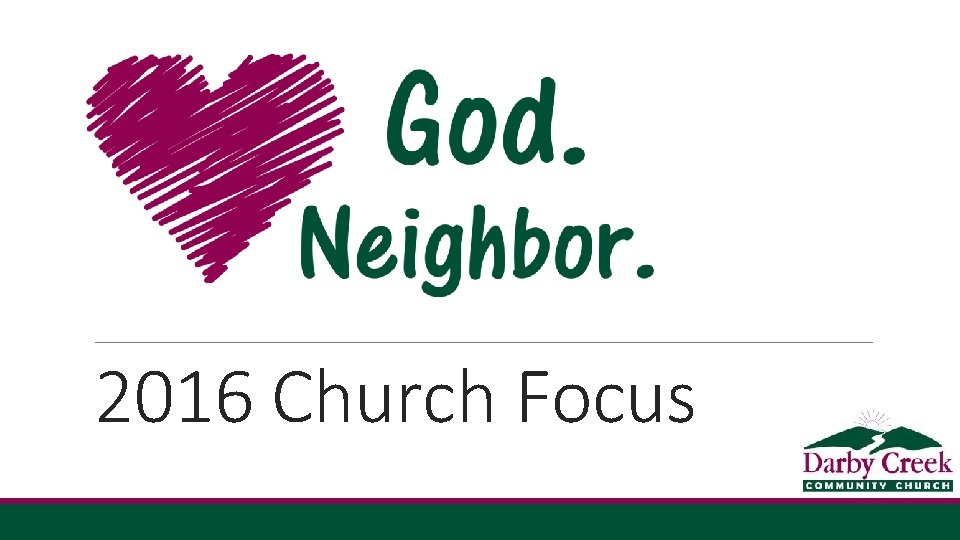 2016 Church Focus 