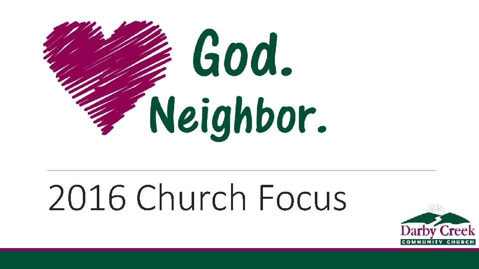 2016 Church Focus 