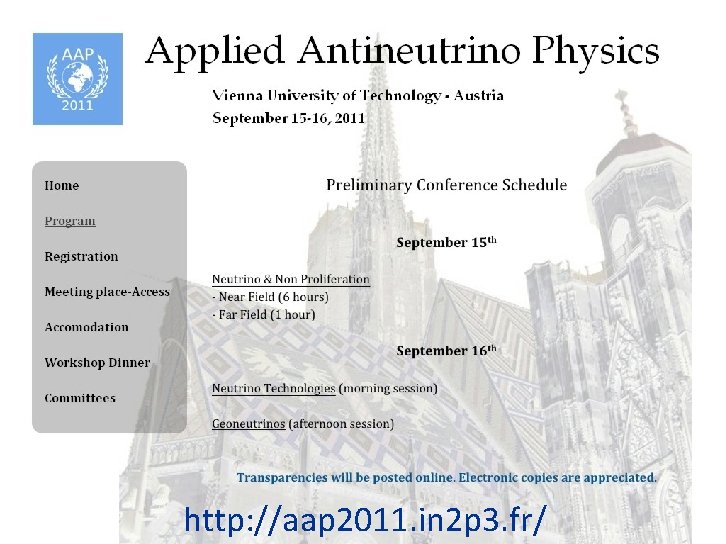 AAP 2011 Vienna Georg Raffelt, MPI Physics, Munich http: //aap 2011. in 2 p