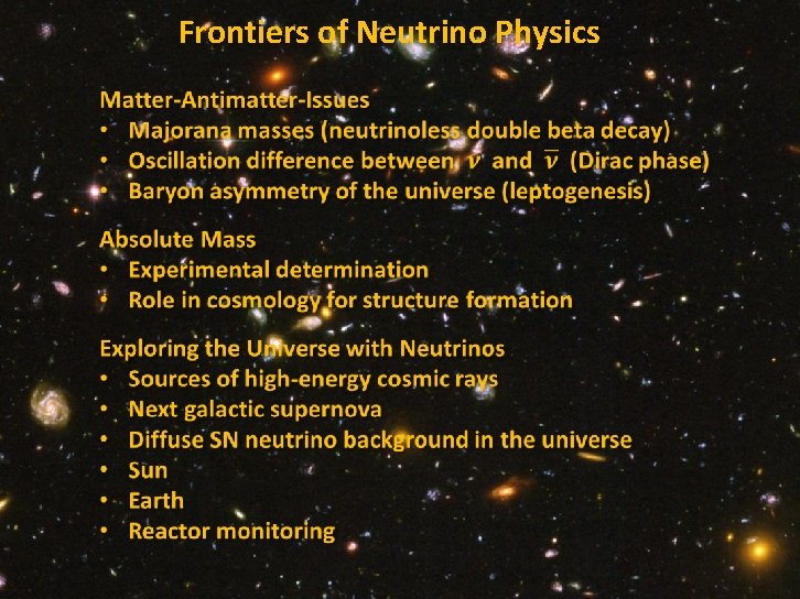 Frontiers of Neutrino Physics Georg Raffelt, MPI Physics, Munich 1 st Schrödinger Lecture, University