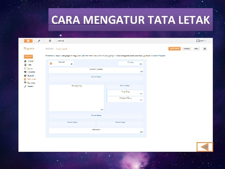 CARA MENGATUR TATA LETAK 