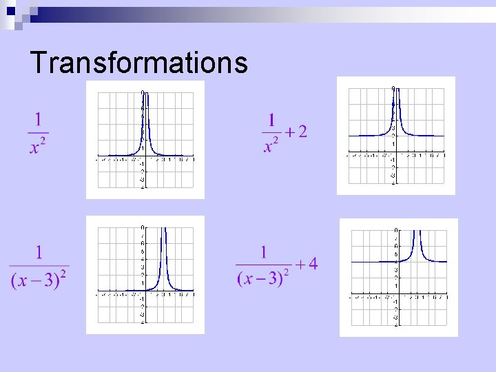 Transformations 