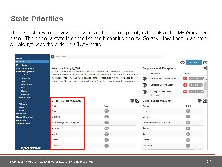 State Priorities The easiest way to know which state has the highest priority is