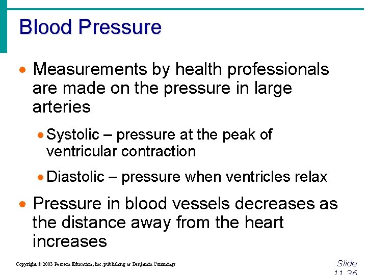 Blood Pressure · Measurements by health professionals are made on the pressure in large