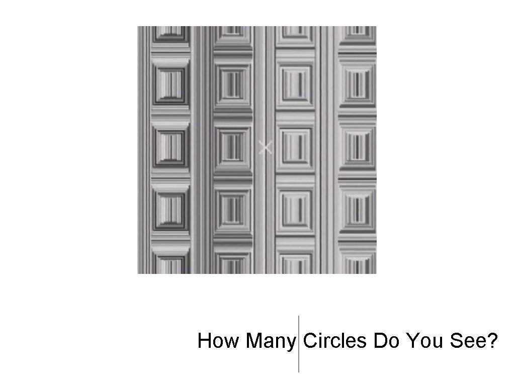 How Many Circles Do You See? 