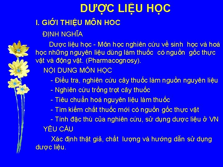 DC LIU HC I GiI THIU MN HOC