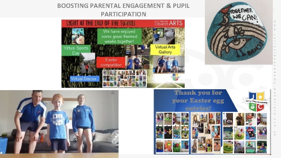 BOOSTING PARENTAL ENGAGEMENT & PUPIL PARTICIPATION OFSTED OUTSTANDING 11 w w w. j e