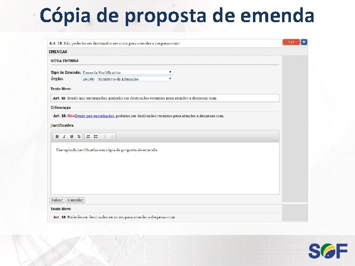 Cópia de proposta de emenda 
