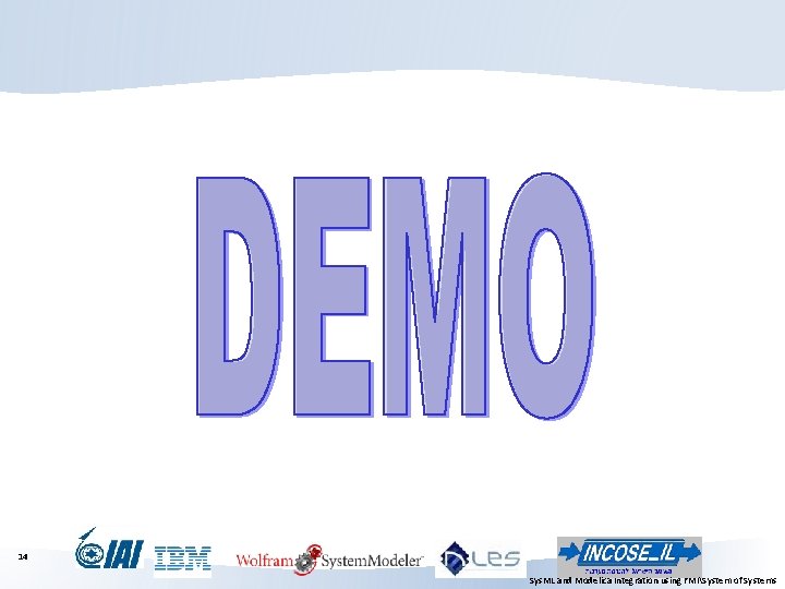 14 Sys. ML and Modelica Integration using FMISystem of Systems 