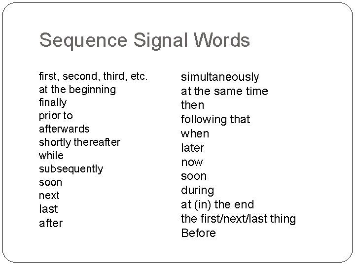 Sequence Launch Activities Haines City High School Creator