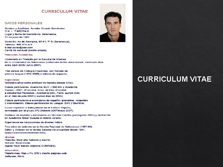 CURRICULUM VITAE 