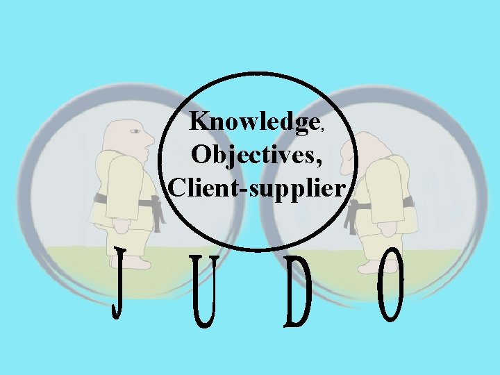Knowledge, Objectives, Client-supplier 