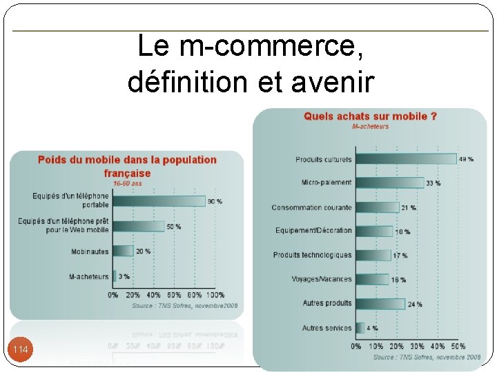 Le m-commerce, définition et avenir 114 