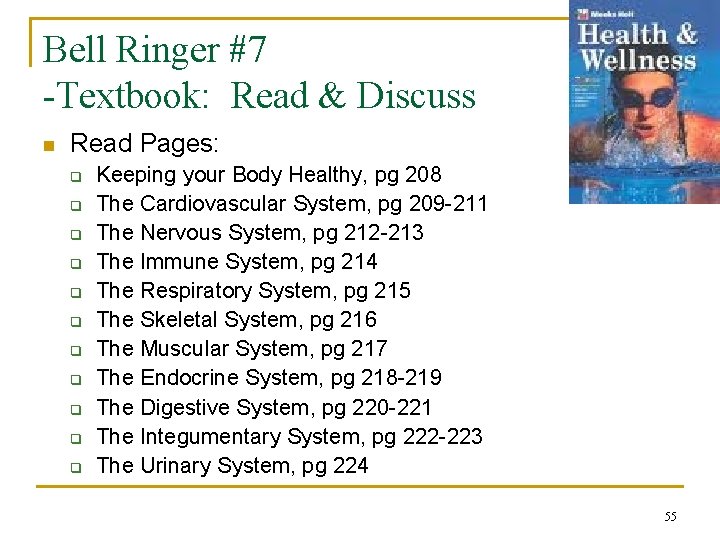 Bell Ringer #7 -Textbook: Read & Discuss n Read Pages: q q q Keeping