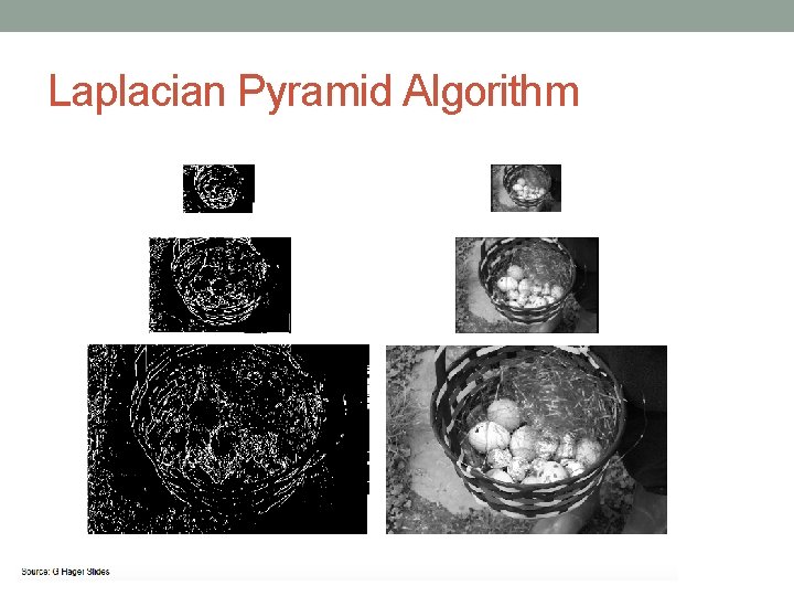 Laplacian Pyramid Algorithm 