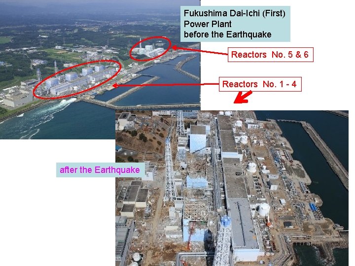 Fukushima Dai-Ichi (First) Power Plant before the Earthquake Reactors No. 5 & 6 Reactors