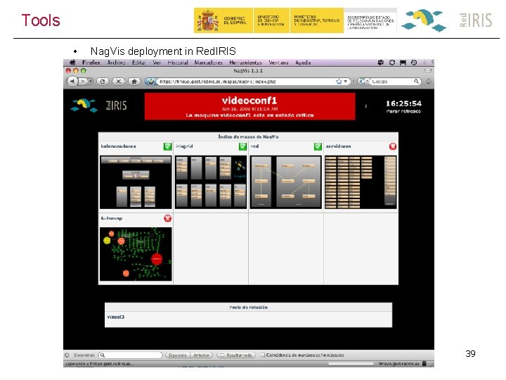 Tools • Nag. Vis deployment in Red. IRIS 39 