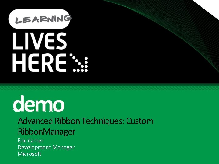 Advance Ribbon Script Advanced Word and Excel 2007 Development in Visual