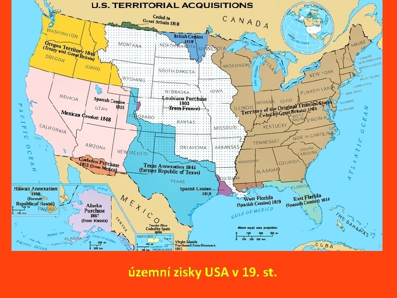 územní zisky USA v 19. st. 