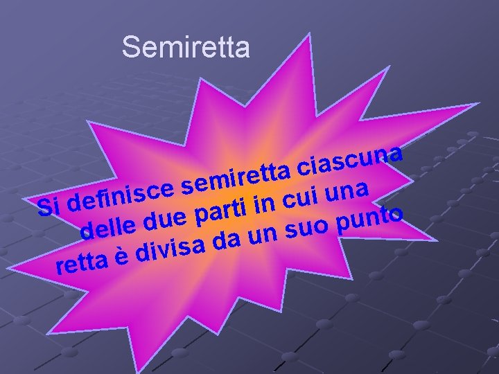 Semiretta a n u c s a i c a t t e r