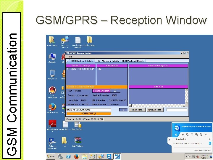 GSM Communication GSM/GPRS – Reception Window 