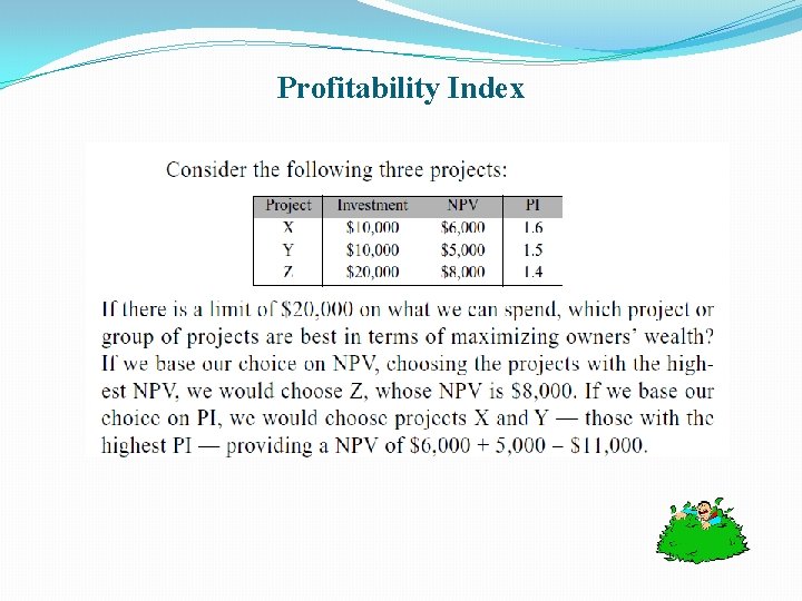 Profitability Index 