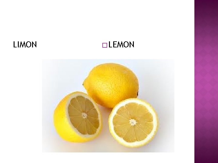 LIMON � LEMON 