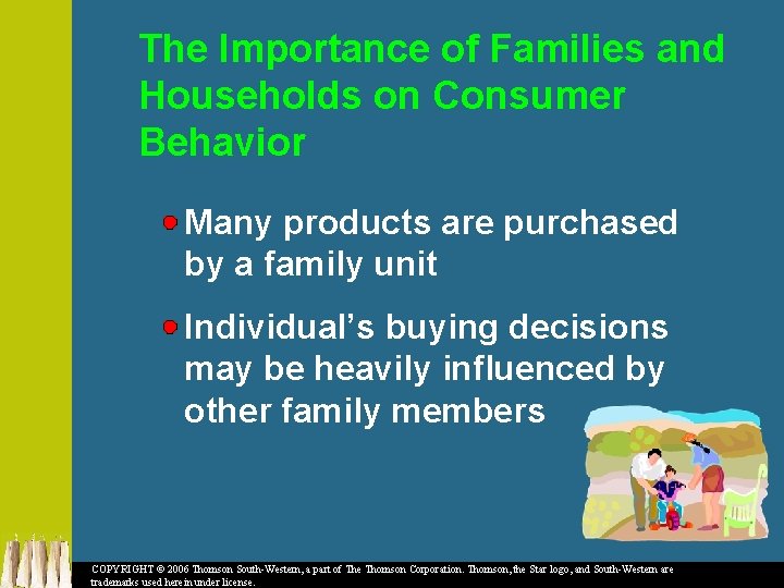 The Importance of Families and Households on Consumer Behavior Many products are purchased by