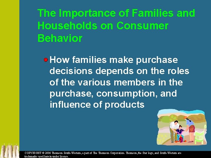 The Importance of Families and Households on Consumer Behavior How families make purchase decisions