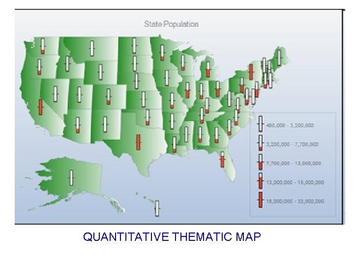 QUANTITATIVE THEMATIC MAP QUANTITATIVE THEMATIC MAP