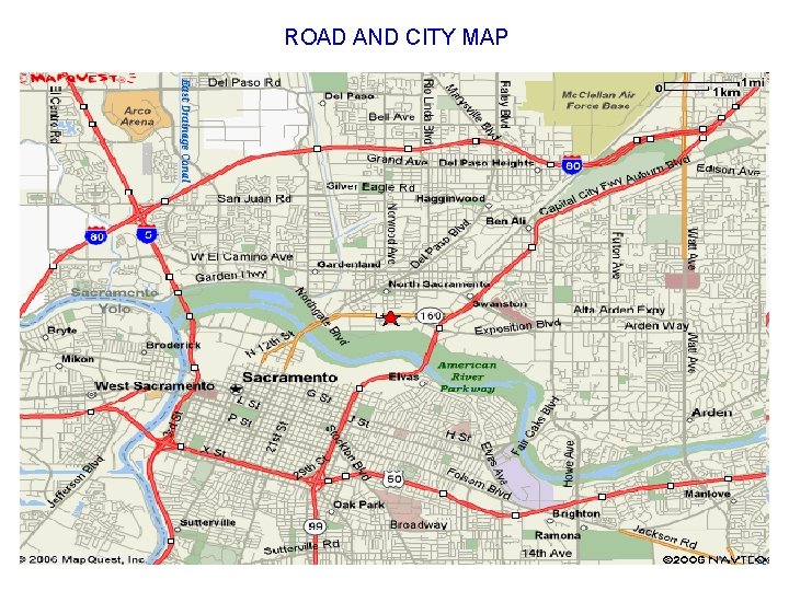 ROAD AND CITY MAP 