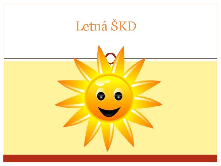 Letná ŠKD 