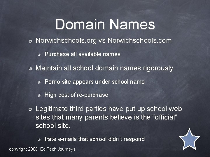 Domain Names Norwichschools. org vs Norwichschools. com Purchase all available names Maintain all school