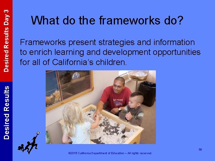 Frameworks present strategies and information to enrich learning and development opportunities for all of