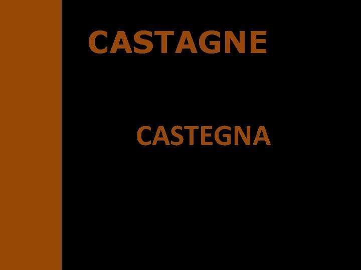 CASTAGNE CASTEGNA 