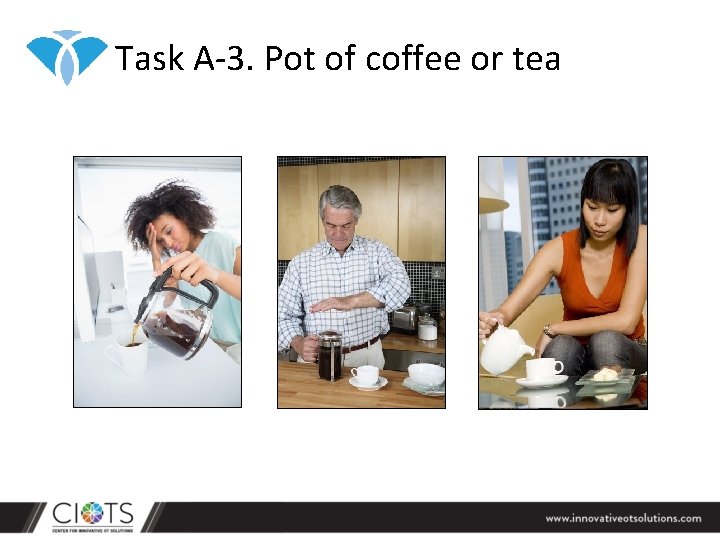 Task A-3. Pot of coffee or tea 