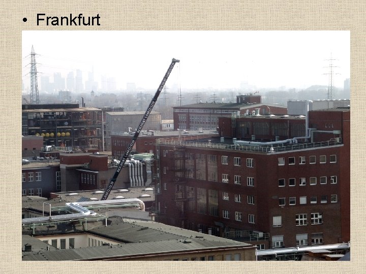  • Frankfurt 