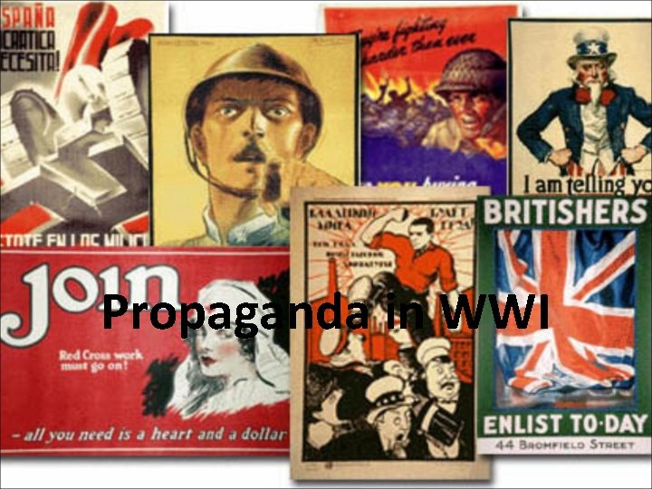 Propaganda in WWI 