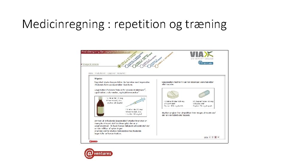 Medicinregning : repetition og træning 