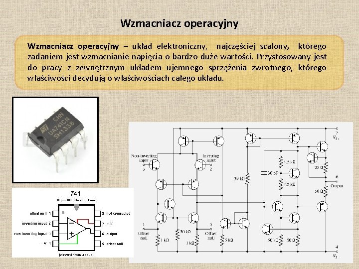Wzmacniacze Operacyjne Ukady Elektroniczne W Mechatronice Wzmacniacz wzmacniacze-operacyjne-ukady-elektroniczne-w-mechatronice-wzmacniacz