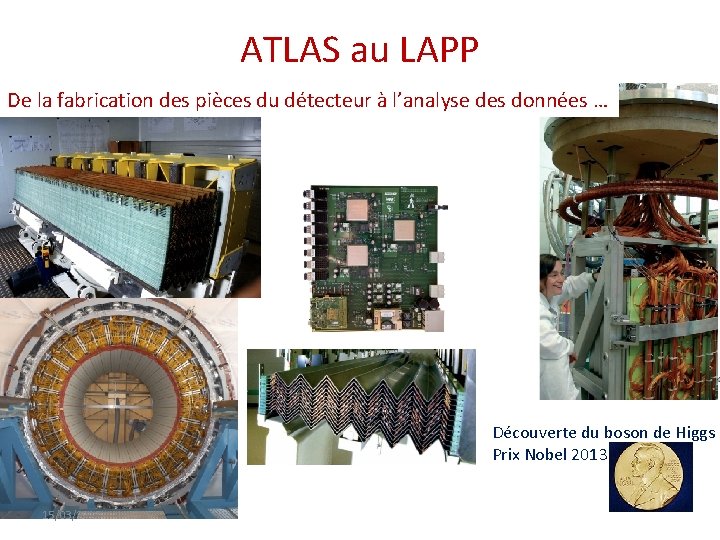 ATLAS au LAPP De la fabrication des pièces du détecteur à l’analyse des données