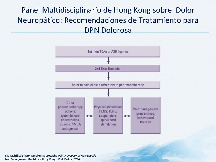 Panel Multidisciplinario de Hong Kong sobre Dolor Neuropático: Recomendaciones de Tratamiento para DPN Dolorosa