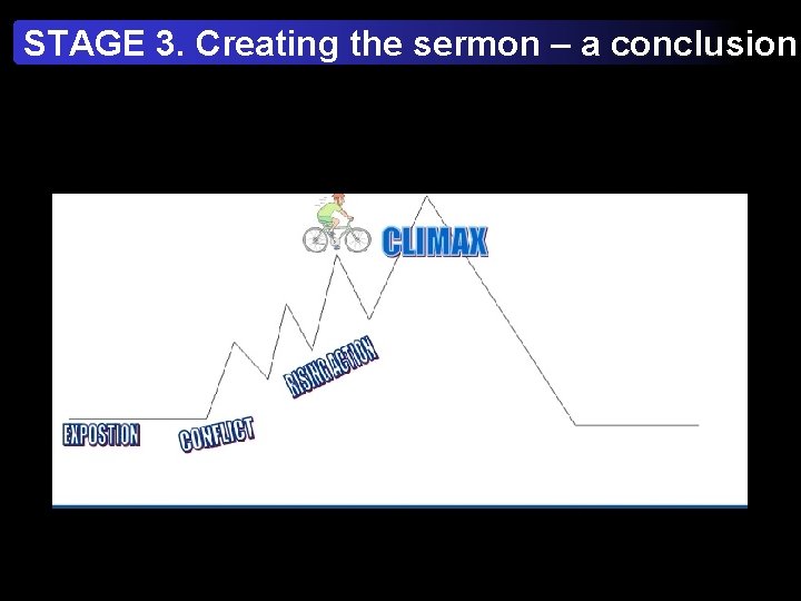 STAGE 3. Creating the sermon – a conclusion 