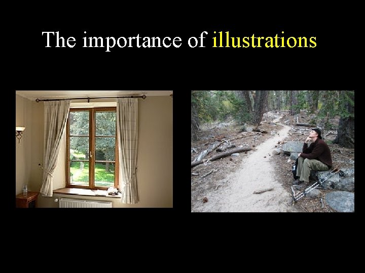 The importance of illustrations 