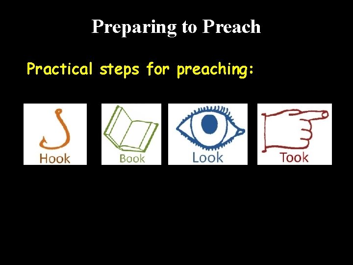 Preparing to Preach Practical steps for preaching: 