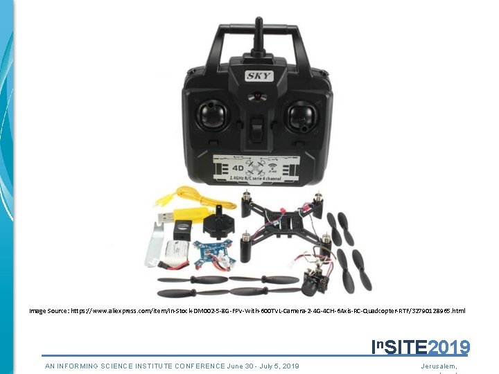 Image Source: https: //www. aliexpress. com/item/In-Stock-DM 002 -5 -8 G-FPV-With-600 TVL-Camera-2 -4 G-4 CH-6