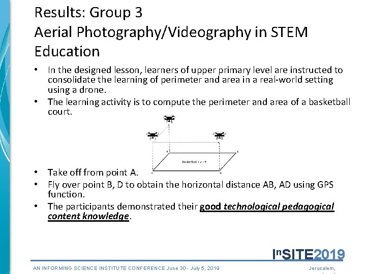 Results: Group 3 Aerial Photography/Videography in STEM Education • In the designed lesson, learners
