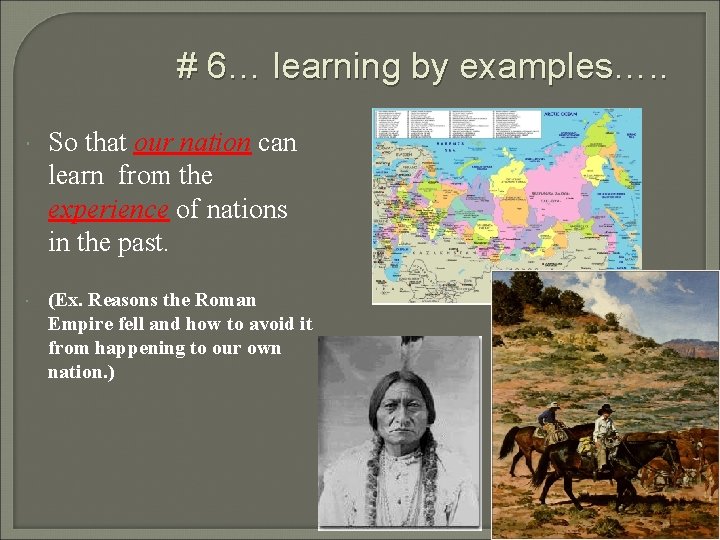 # 6… learning by examples…. . So that our nation can learn from the # 6… learning by examples…. . So that our nation can learn from the